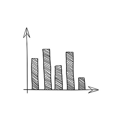 Stock market bar graph vector | Premium Vector - rawpixel