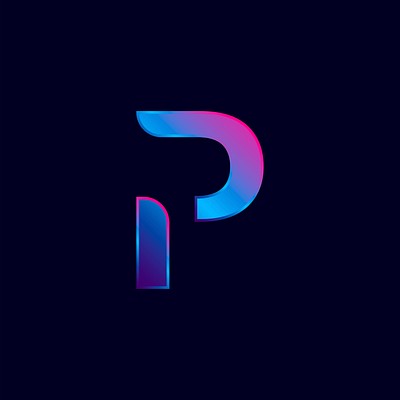 Capital letter P vibrant typography | Premium Vector - rawpixel