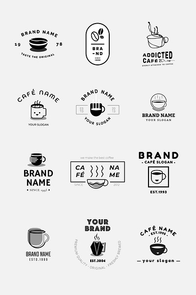 Coffee shop badge logo vector | Premium Vector - rawpixel