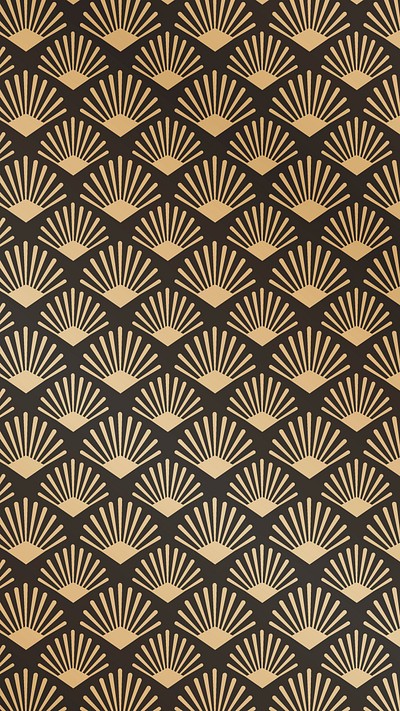 Art deco iPhone wallpaper, gold | Premium Photo - rawpixel