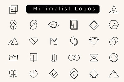 Minimal brand design collection vectors | Premium Vector - rawpixel