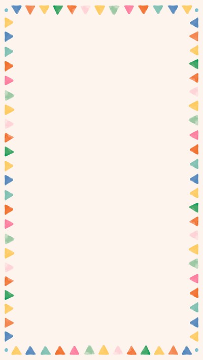 Blank Colorful Watercolor Frame Vector 