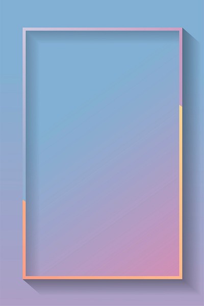 Blank rectangle colorful abstract frame | Premium Vector - rawpixel