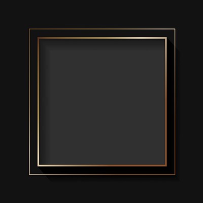 Blank square black abstract frame | Premium Vector - rawpixel