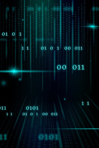 Stream of binary code design | Free Vector - rawpixel
