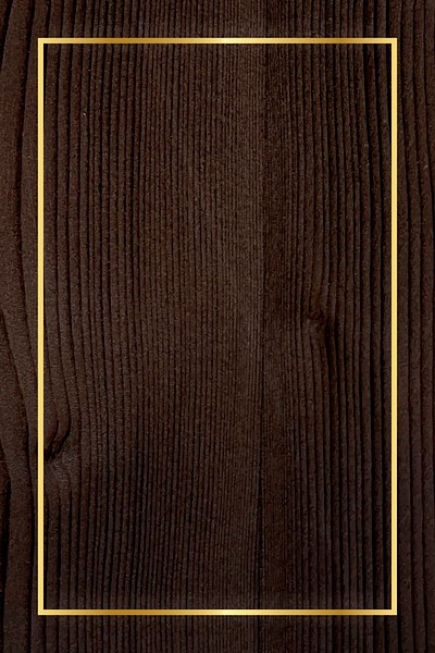 Gold frame on wooden background | Vector - rawpixel