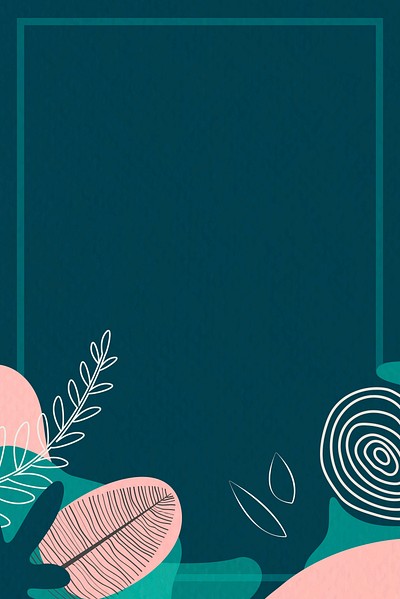 Green and pink abstract botanical | Premium Vector - rawpixel