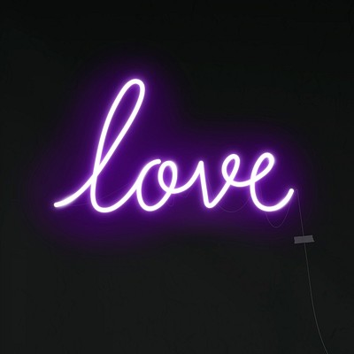 Neon love sign design resource | Premium PSD - rawpixel