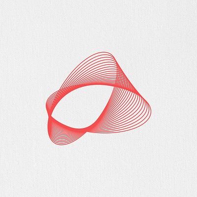 3D abstract red shape vector | Premium Vector - rawpixel