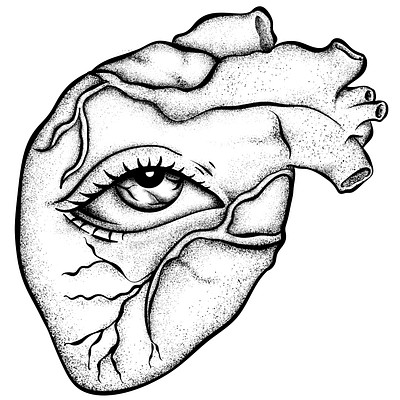 Decorative Human Heart Tattoo Royalty Free SVG, Cliparts, Vectors, And  Stock Illustration. Image 66989057.