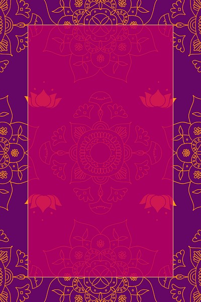 Diwali festival rangoli Indian frame | Premium PSD - rawpixel