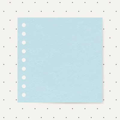 Premium Vector  A blue square paper with flowers on it.