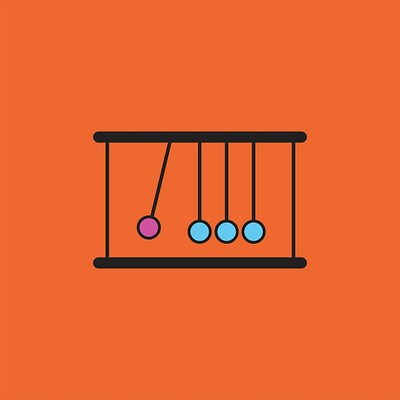 Illustration of Newton's cradle balls | Premium Vector - rawpixel