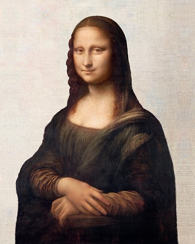 Mona Lisa (c.1503–1506) by Leonardo da Vinci and Flora (1588) by