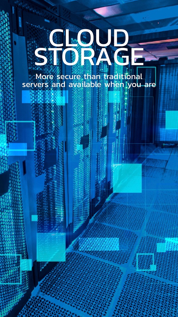 Cloud storage template vector big | Premium Vector Template - rawpixel