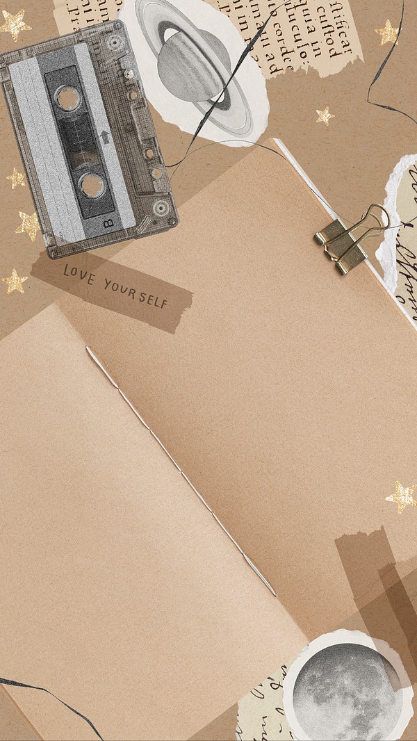 Brown phone wallpaper, vintage paper | Premium PSD - rawpixel