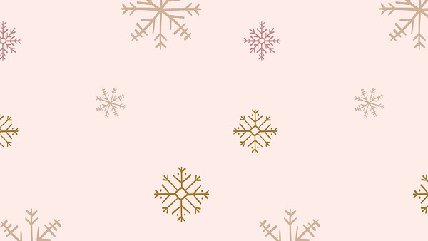 Winter snowflake computer wallpaper, Christmas | Free Vector - rawpixel