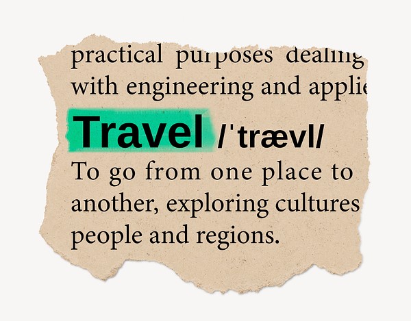 travel-definition-ripped-dictionary-word-premium-photo-rawpixel