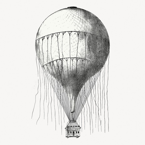 Hot air balloon, travel isolated | Premium Photo - rawpixel