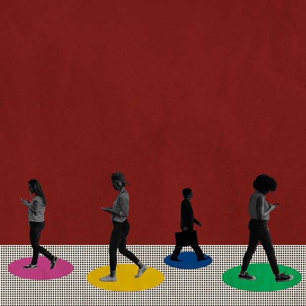 Physical distancing coronavirus outbreak background | Free Photo - rawpixel