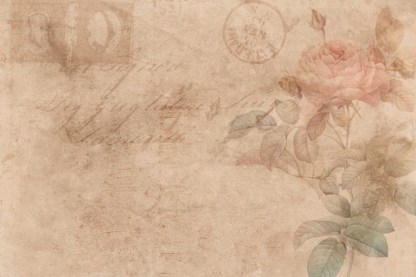 Vintage rose background handwriting and | Free Photo - rawpixel