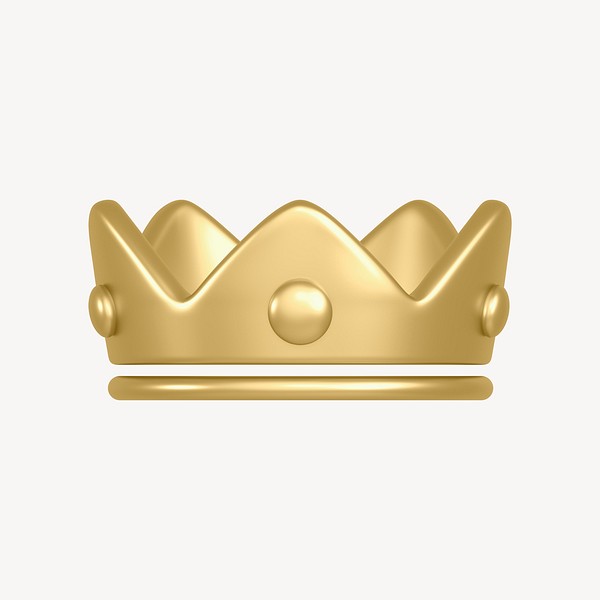 Crown ranking icon, 3D rendering | Free Icons Illustration - rawpixel