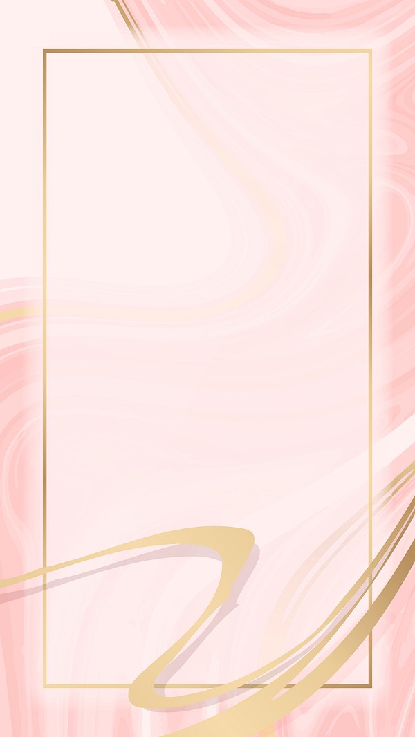 Gold frame on a pink | Premium Vector - rawpixel