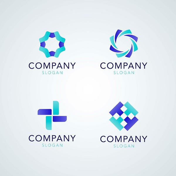 Blue company slogan collection vector | Premium Vector - rawpixel