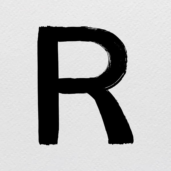 alphabet letter r graffiti