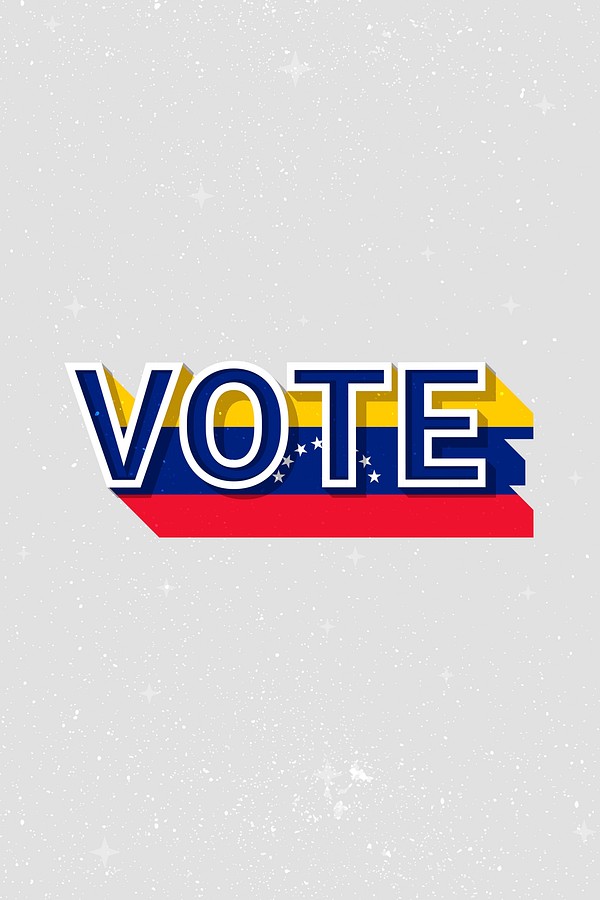 Venezuela vote message election psd | Premium PSD - rawpixel