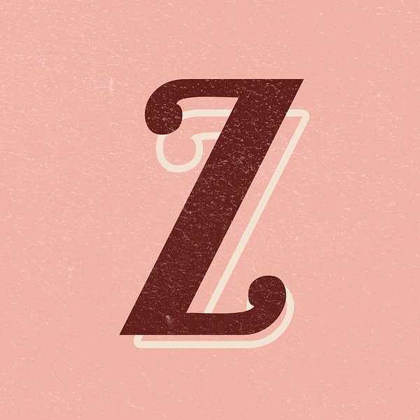 font letter z