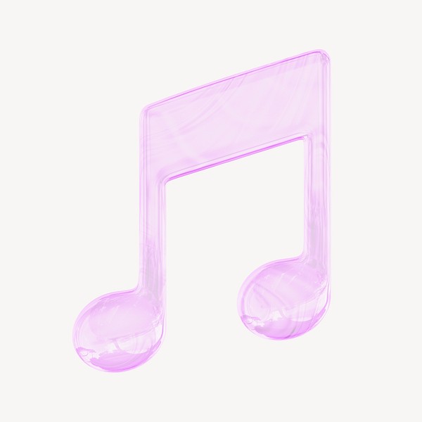 Pink Musical Note 3d Rendering Premium Photo Illustration Rawpixel