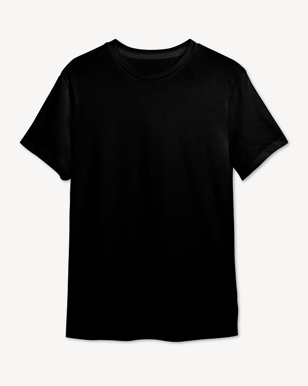 Black t-shirt mockup, casual apparel | Premium PSD Mockup - rawpixel