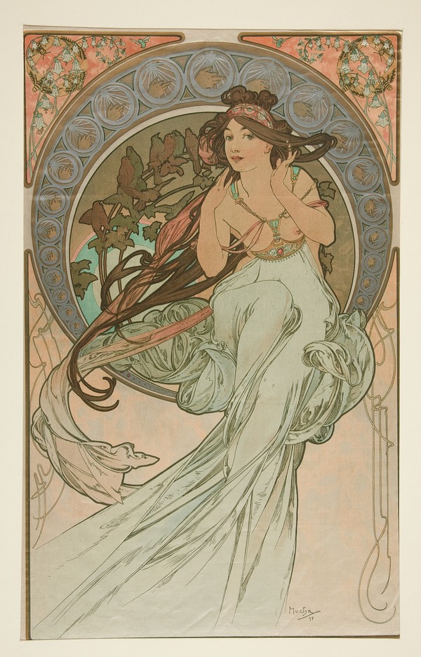 Music, Les Arts (1898) Alphonse | Free Photo Illustration - rawpixel