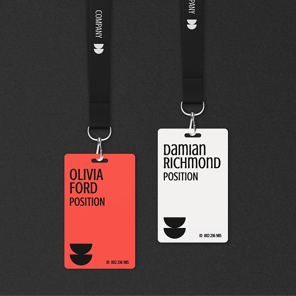 Lanyard card mockups, staff id | Premium PSD Mockup - rawpixel