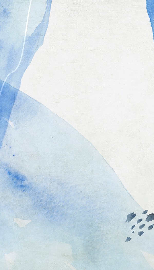 Blue watercolor stain iPhone wallpaper | Premium Photo - rawpixel
