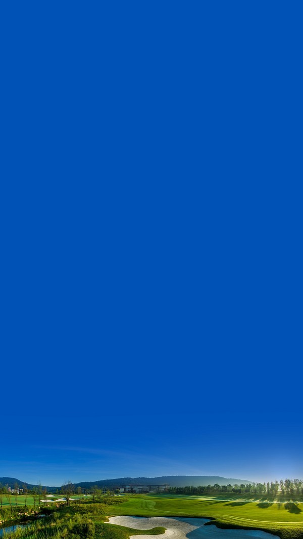 Golf course iPhone wallpaper blue Premium Photo rawpixel