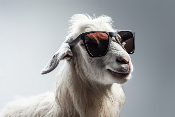 Glasses Sunglasses Livestock Mammal. 