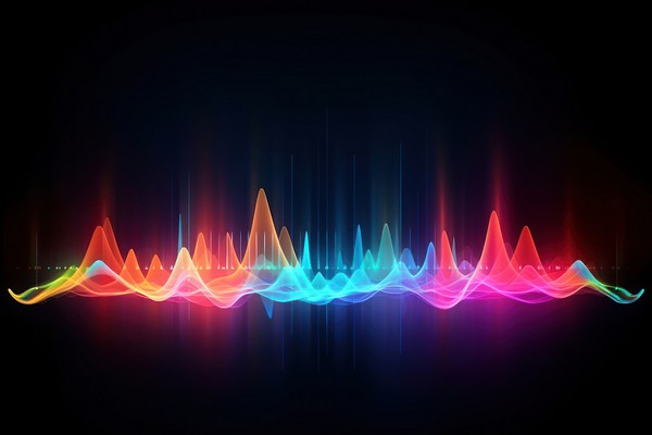 Rainbow sound wave effect AI | Premium Photo - rawpixel