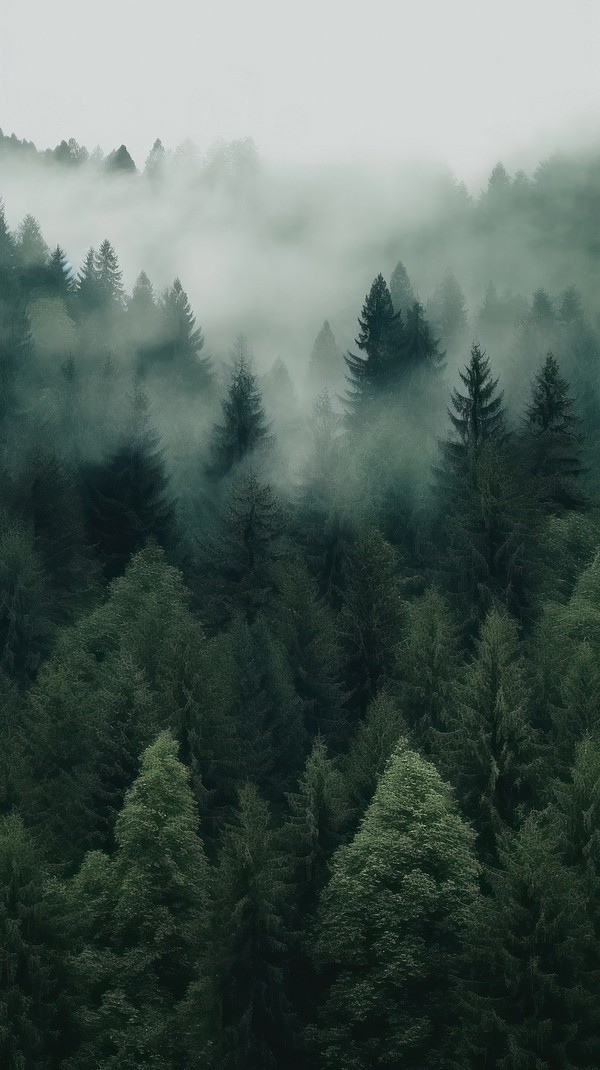 Pine Forest Nature Outdoors Woodland 