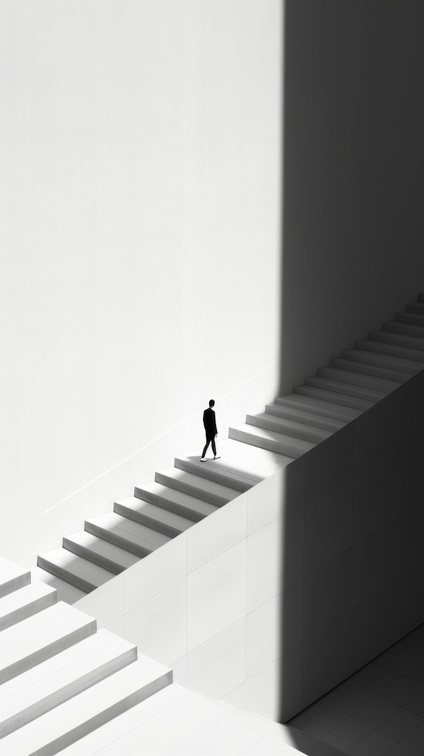 Minimal space architecture staircase walking | Premium Photo - rawpixel