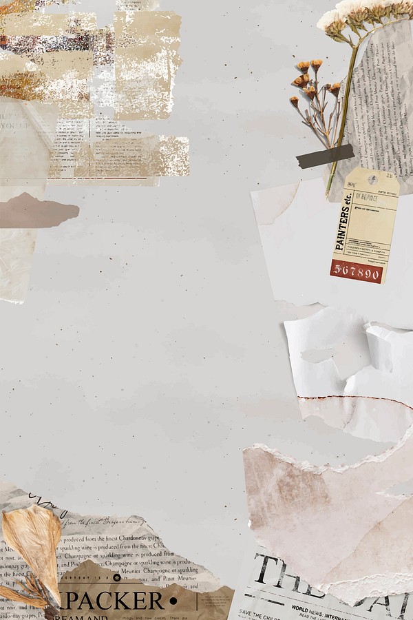 Aesthetic collage background, ripped paper | Premium Vector - rawpixel