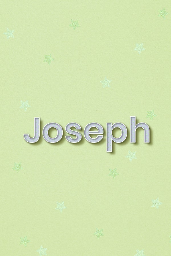 Polka dot Joseph name typography | Free Photo - rawpixel