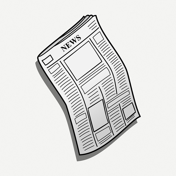 Newspaper drawing, journalism vintage illustration | Free PSD - rawpixel