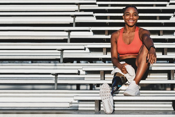 Woman athlete with prosthetic leg | Premium Photo - rawpixel