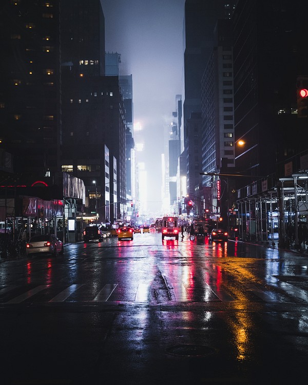 Times square lighting the horizon, | Free Photo - rawpixel