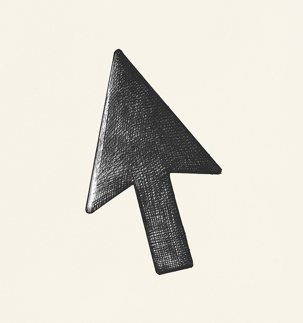 Hand-drawn arrow cursor illustration | Free Photo Illustration - rawpixel