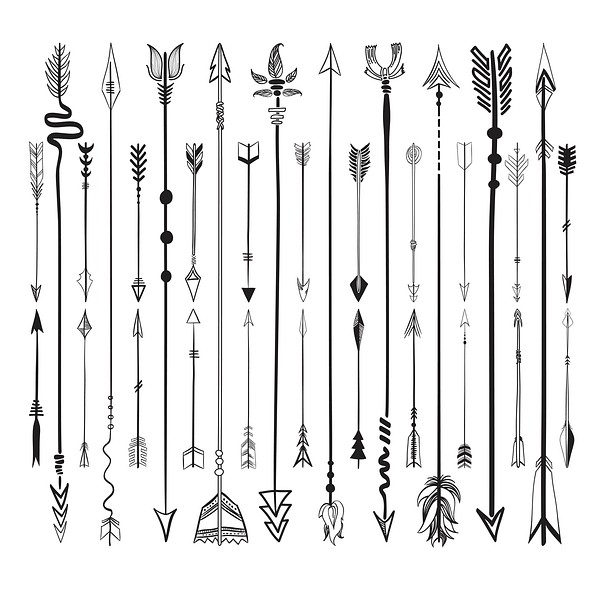 Set collection of arrows icons | Free Vector - rawpixel