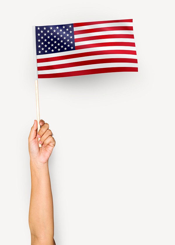 Person waving flag United States | Free Photo - rawpixel