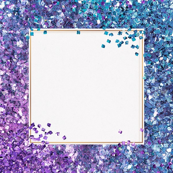 Festive glitter frame psd gradient | Premium PSD - rawpixel